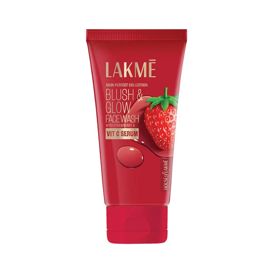 Lakme Blush & Glow Strawberry Vitamin C Serum Face Wash 100 g - main view