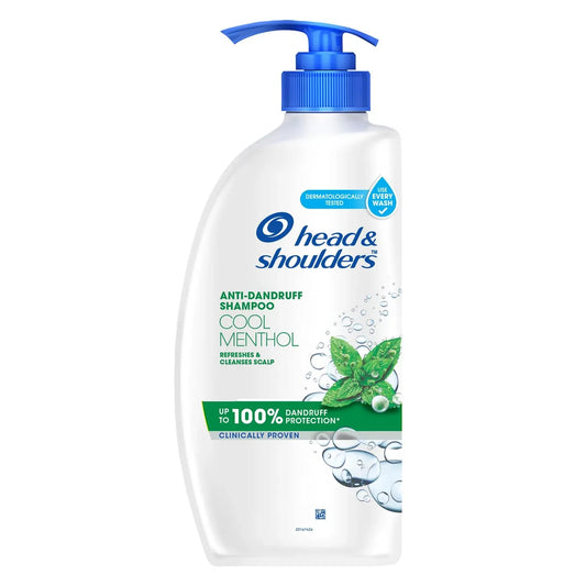 Head & Shoulders Cool Menthol Anti Dandruff Shampoo for Women & Men, 1L - main view