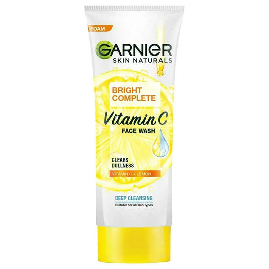 Garnier Skin Naturals Bright Complete Vitamin C + Lemon Gel Face Wash 100g - main view