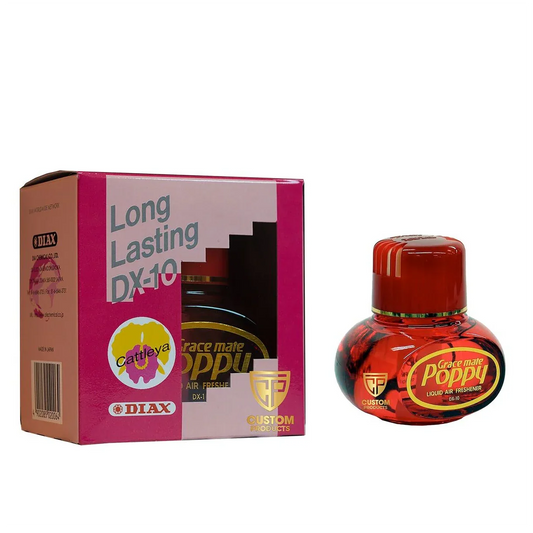 Grace Mate Poppy Cattleya Liquid Car Air Freshener – 150ml Diffuser Compatible - main view