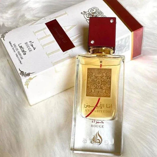 Lattafa Ana Abiyedh Rouge Eau De Parfum 60ml – A Luxurious Blend of Amber & Wood - main view