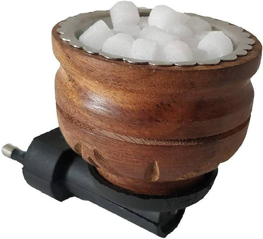 Wooden Electric Kapoor Dani Incense Burner Diffuser for Home Office - main view
