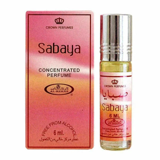 Al Rehab Sabaya Attar 6ml Roll-On | Compact Arabian Perfume Oil for Women - main view