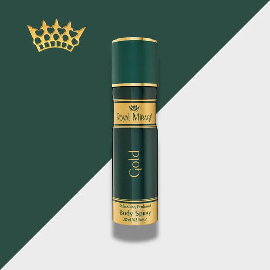 Royal Mirage gold Body Spray 200ml - main view