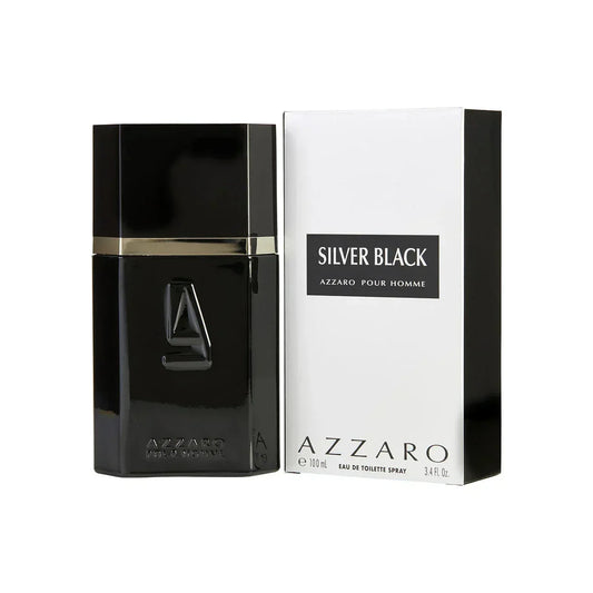 Azzaro Silver Black Eau De Toilette Spray for Men (100ml) - main view