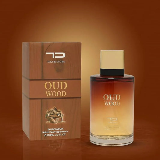 Tom & Darin Oud Wood Perfume for Men, 100ml | Eau De Parfum - main view
