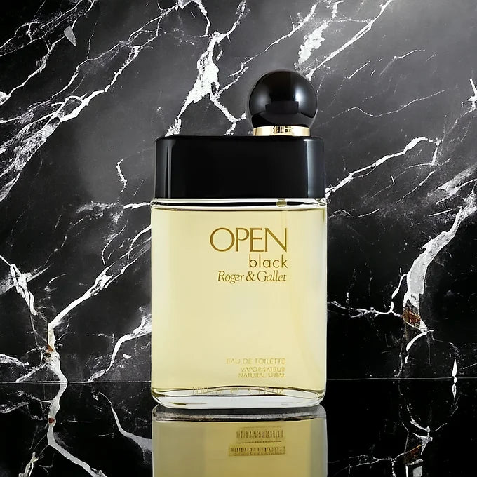 Roger & Gallet Open Black Eau de Toilette Spray For Men - 100 ml