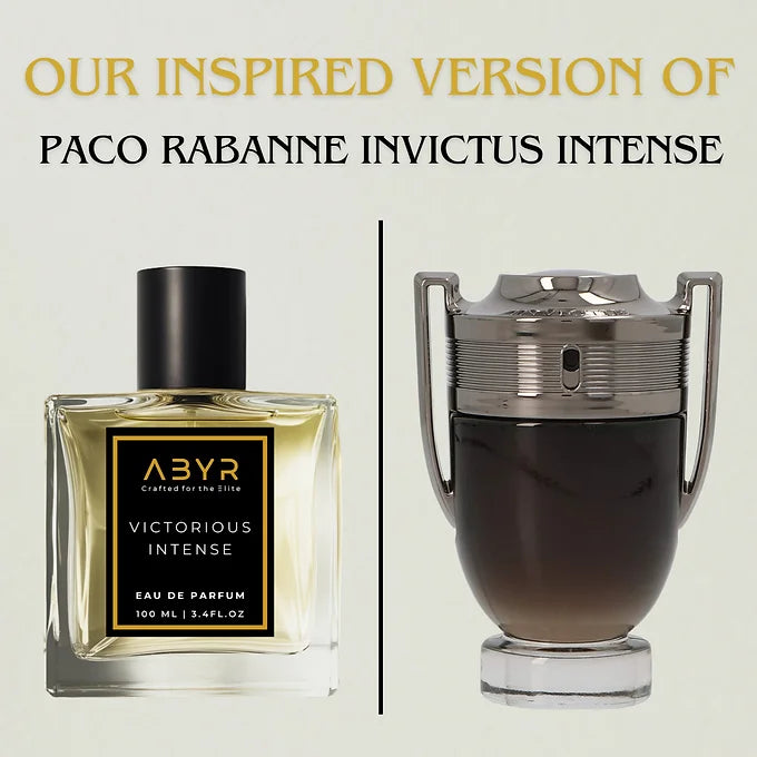 ABYR Victorious Intense EDP 100ml – Inspired by Paco Rabanne Invictus Intense
