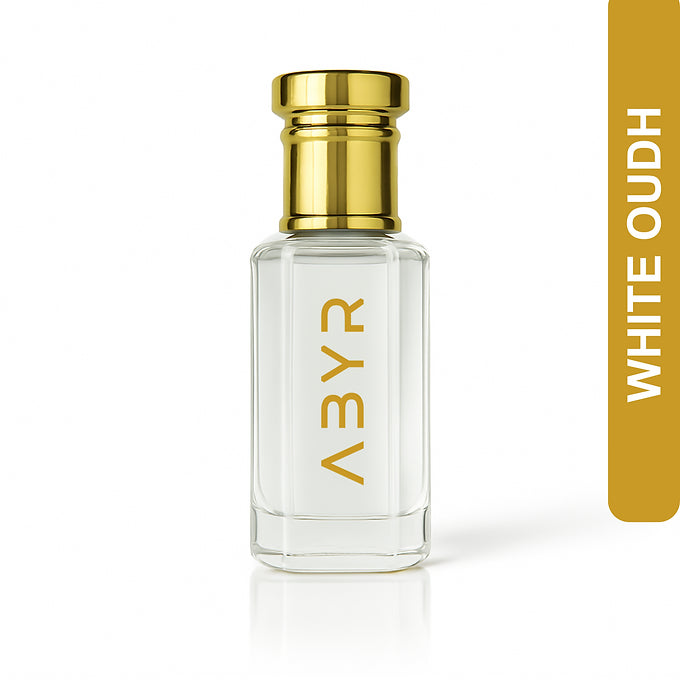 ABYR White Oudh Attar – Alcohol-Free, Long-Lasting Luxurious Oudh Fragrance