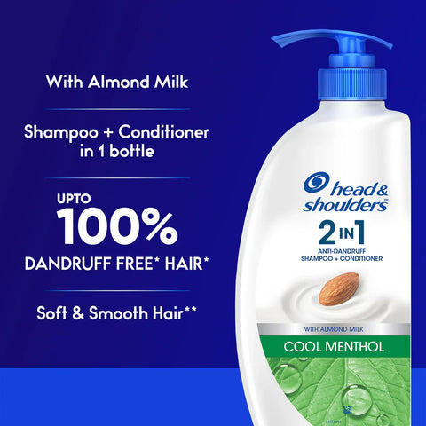 Head & Shoulders 2-in-1 Cool Menthol Anti Dandruff Shampoo + Conditioner, 650ml - view 9