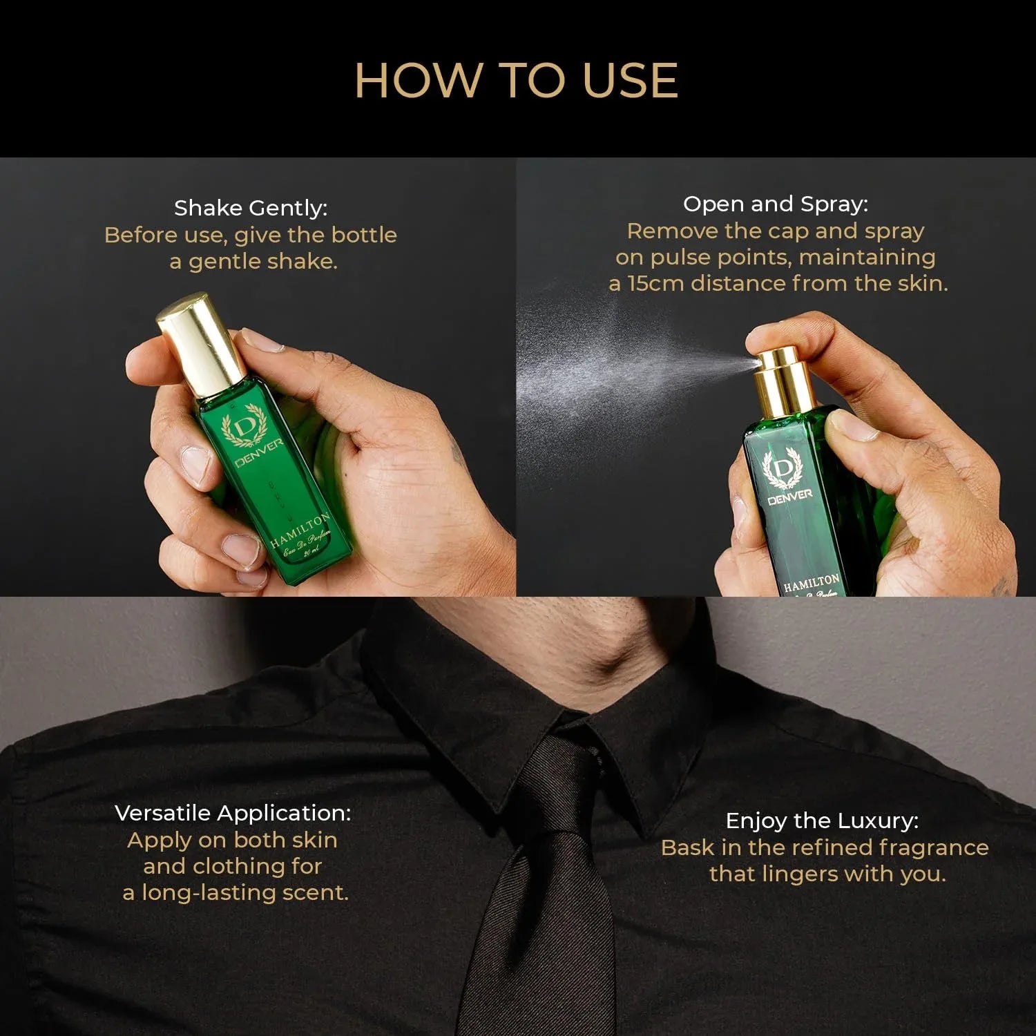 DENVER Hamilton Gift Set for Men - Hamilton, Imperial, Honour, Caliber - 20ML - view 6