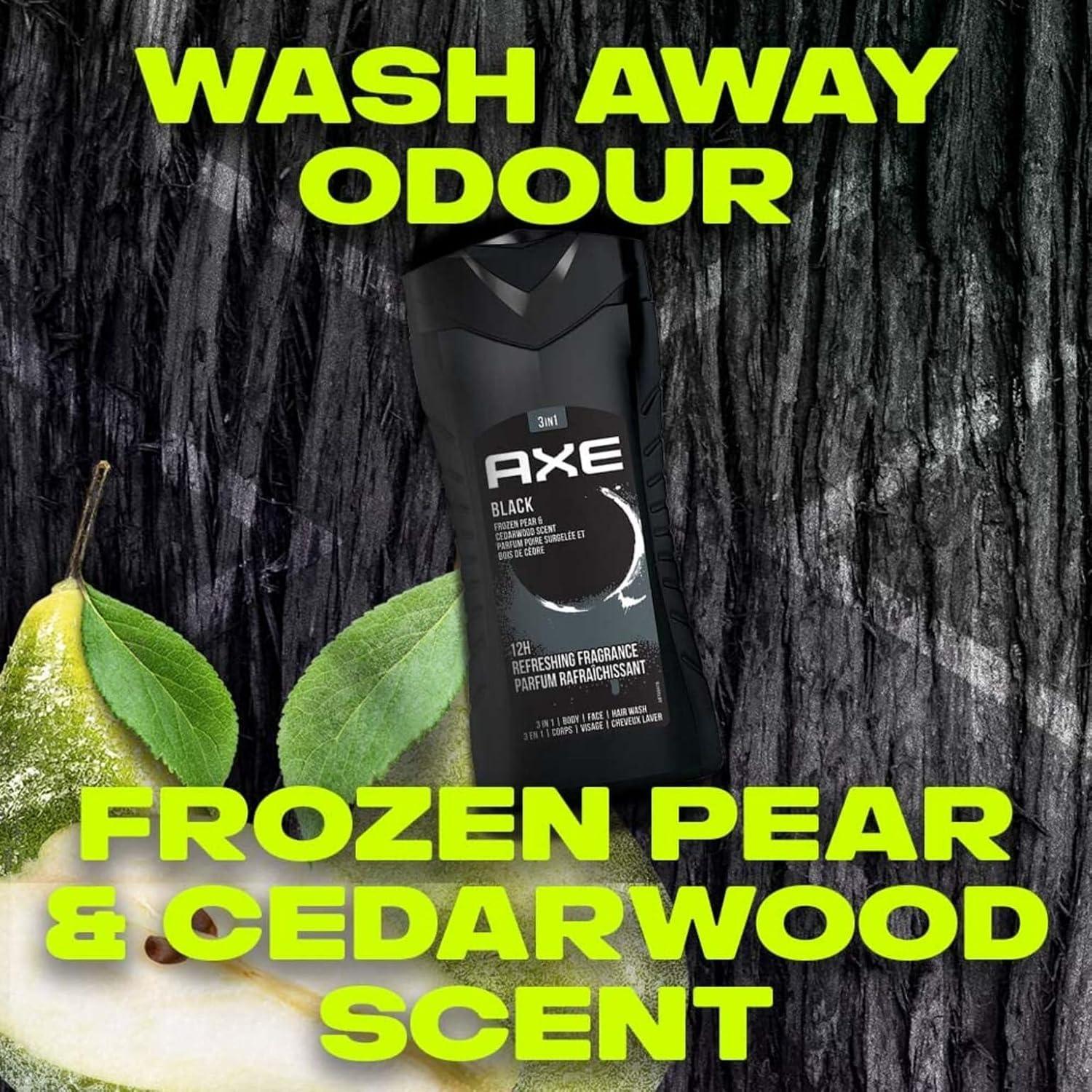 Axe Black 3 In 1 Body, Face & Hair Wash For Men 250Ml - view 7