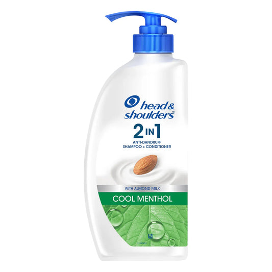 Head & Shoulders 2-in-1 Cool Menthol Anti Dandruff Shampoo + Conditioner, 650ml - main view