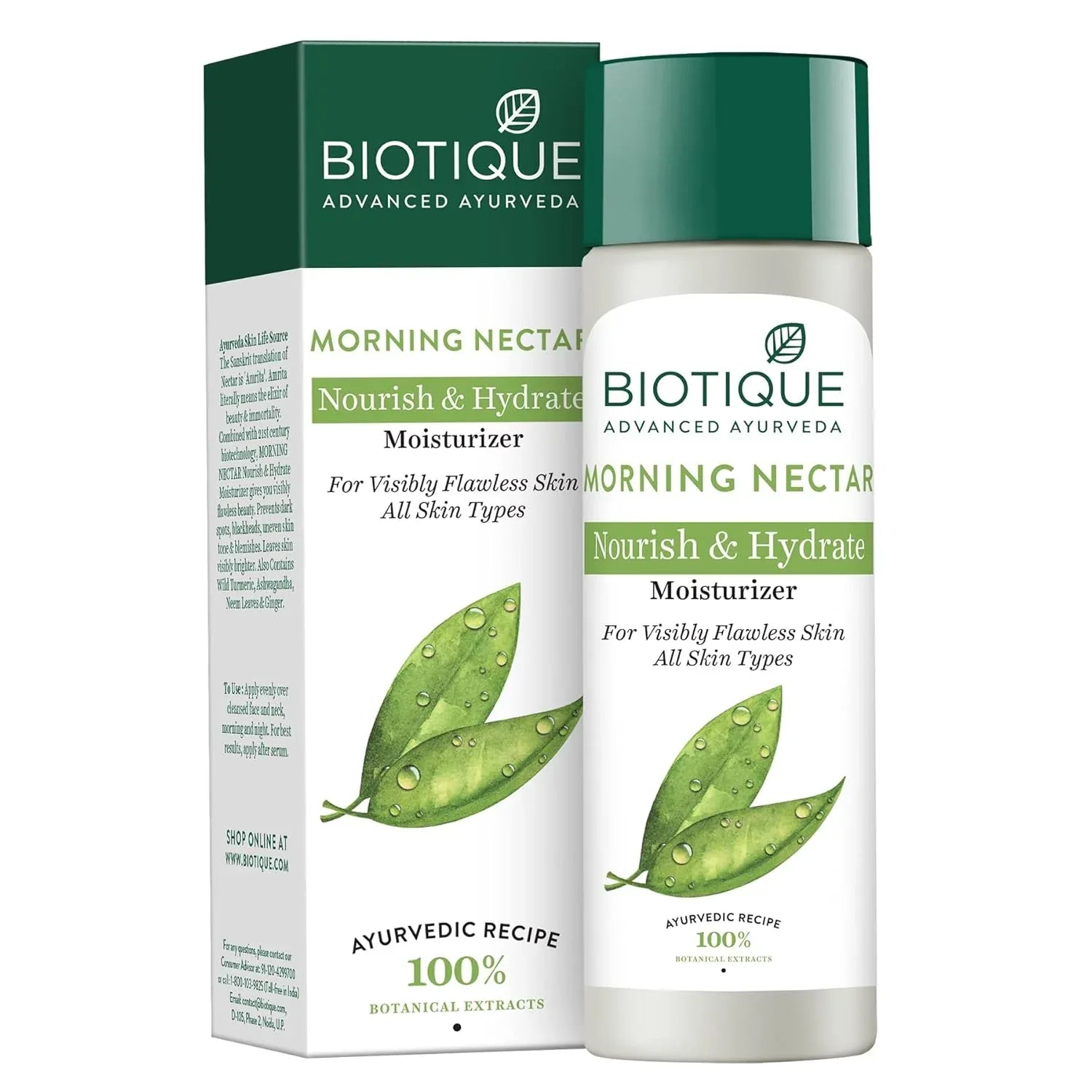 Biotique MORNING NECTAR Nourish & Hydrate Moisturizer 190ml - main view