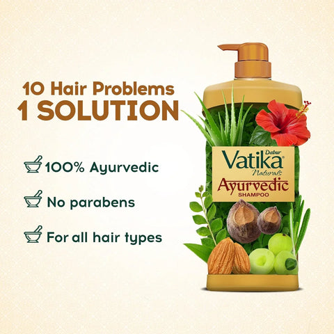 Dabur Vatika Ayurvedic Shampoo | Damage Therapy - view 3