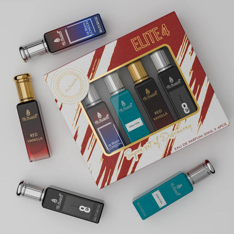 Al Nuaim Elite 4 EDP Gift Set of 4 For Men & Women (4 X 20ml) - view 3