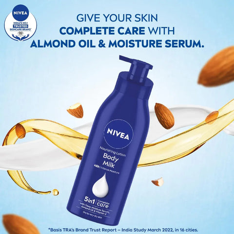 NIVEA Nourishing Body Milk 400ml Body Lotion 48H Moisturization - view 3