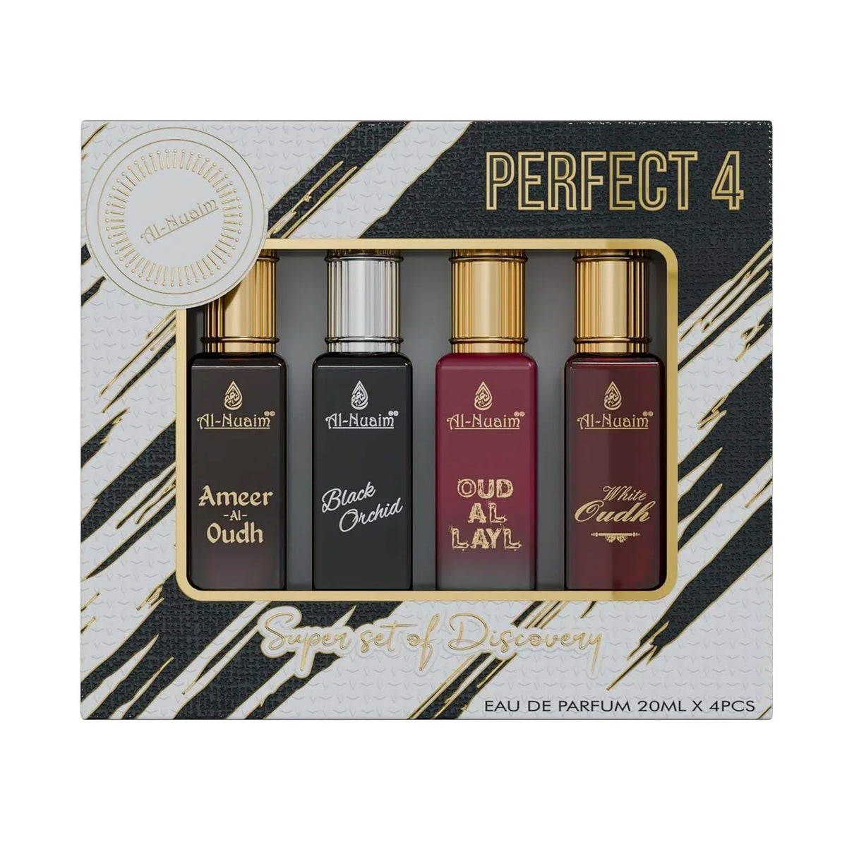 Al-Nuaim Prefect 4 EDP Gift Set for Men & Women (4 X 20ml) - main view