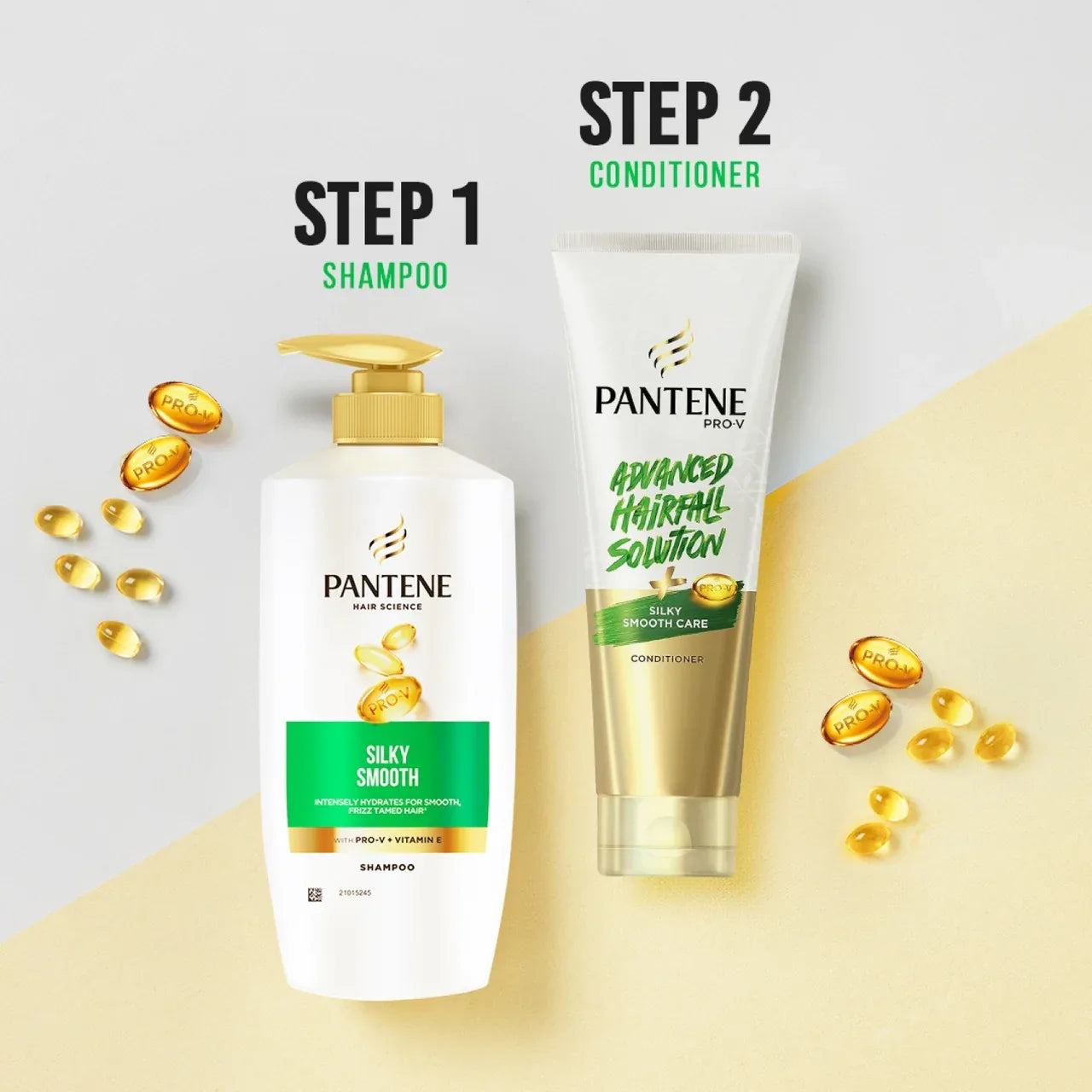 Pantene Advanced Hair Fall Solution Silky Smooth Care Shampoo 650 ml - view 3