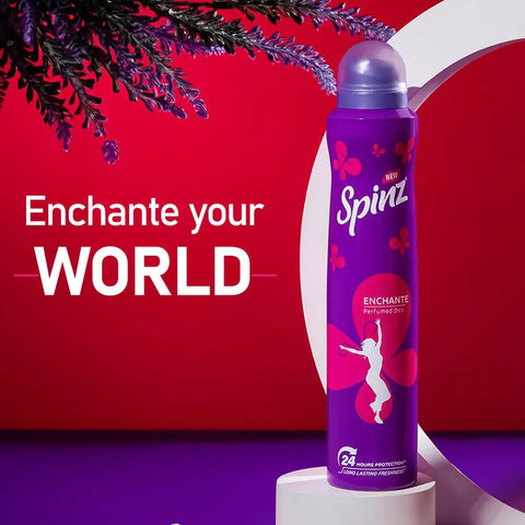 New Spinz Enchante Perfumed Deo for Women 200ml - view 3