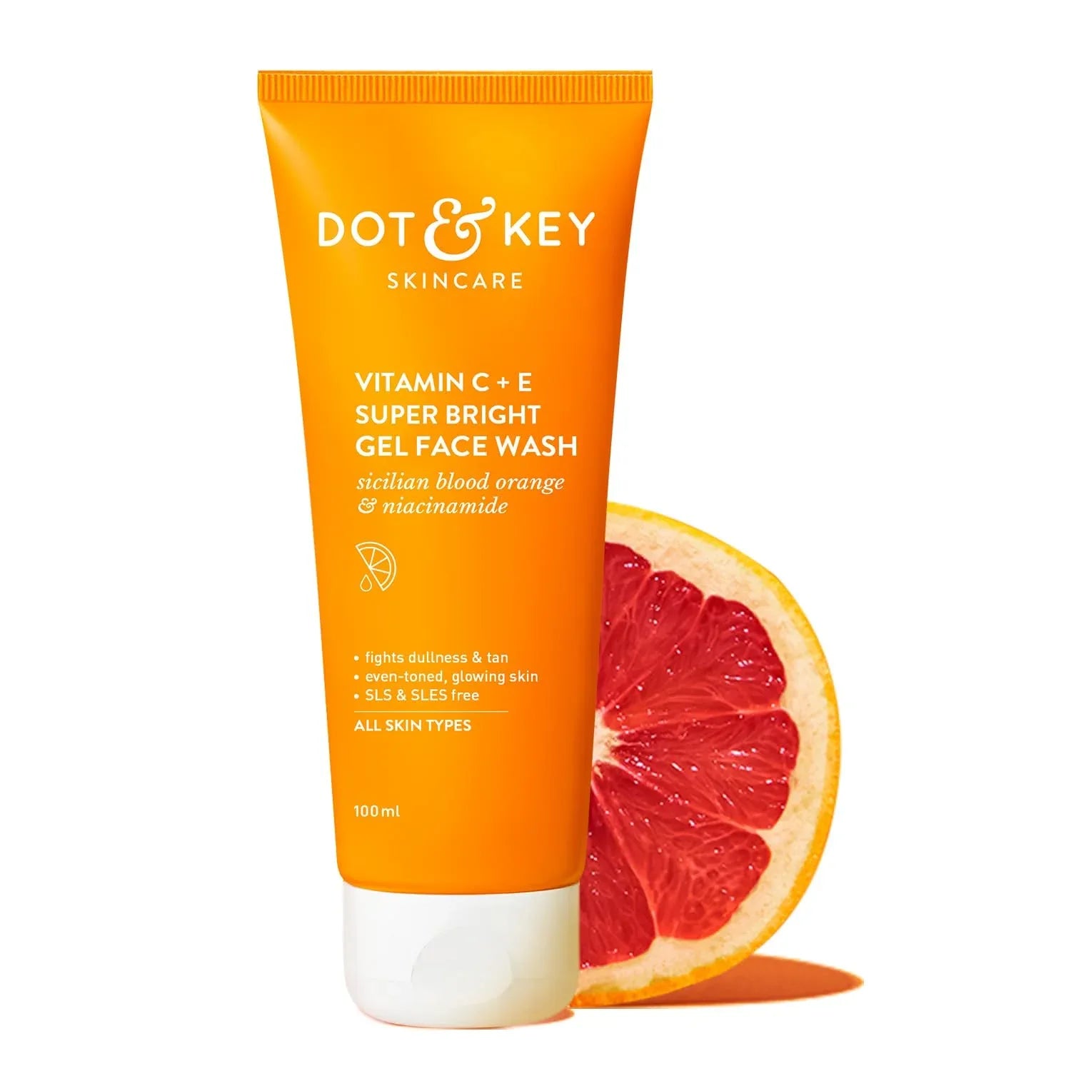 DOT & KEY Vitamin C + E Super Bright Gel Face Wash 100ml - main view