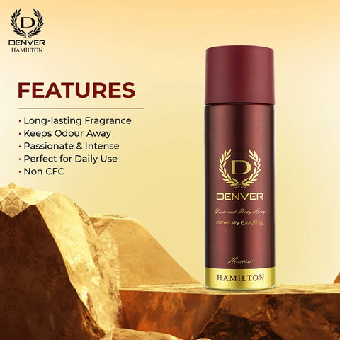 DENVER Honour Deodorant For Men - 165ML - view 3