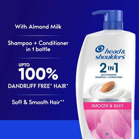 Head & Shoulders 2-in-1 Smooth and Silky Anti Dandruff Shampoo + Conditioner - view 9