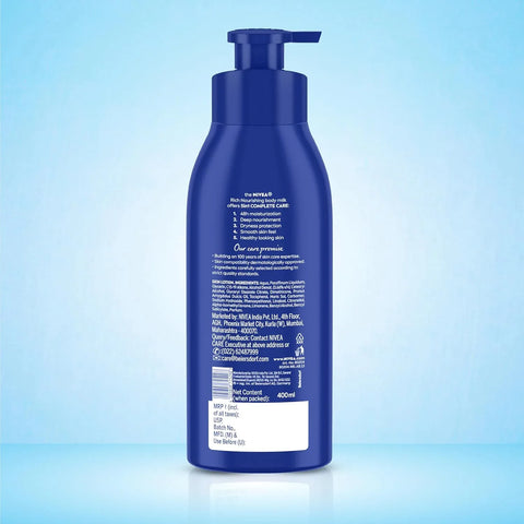 NIVEA Nourishing Body Milk 400ml Body Lotion 48H Moisturization - view 2