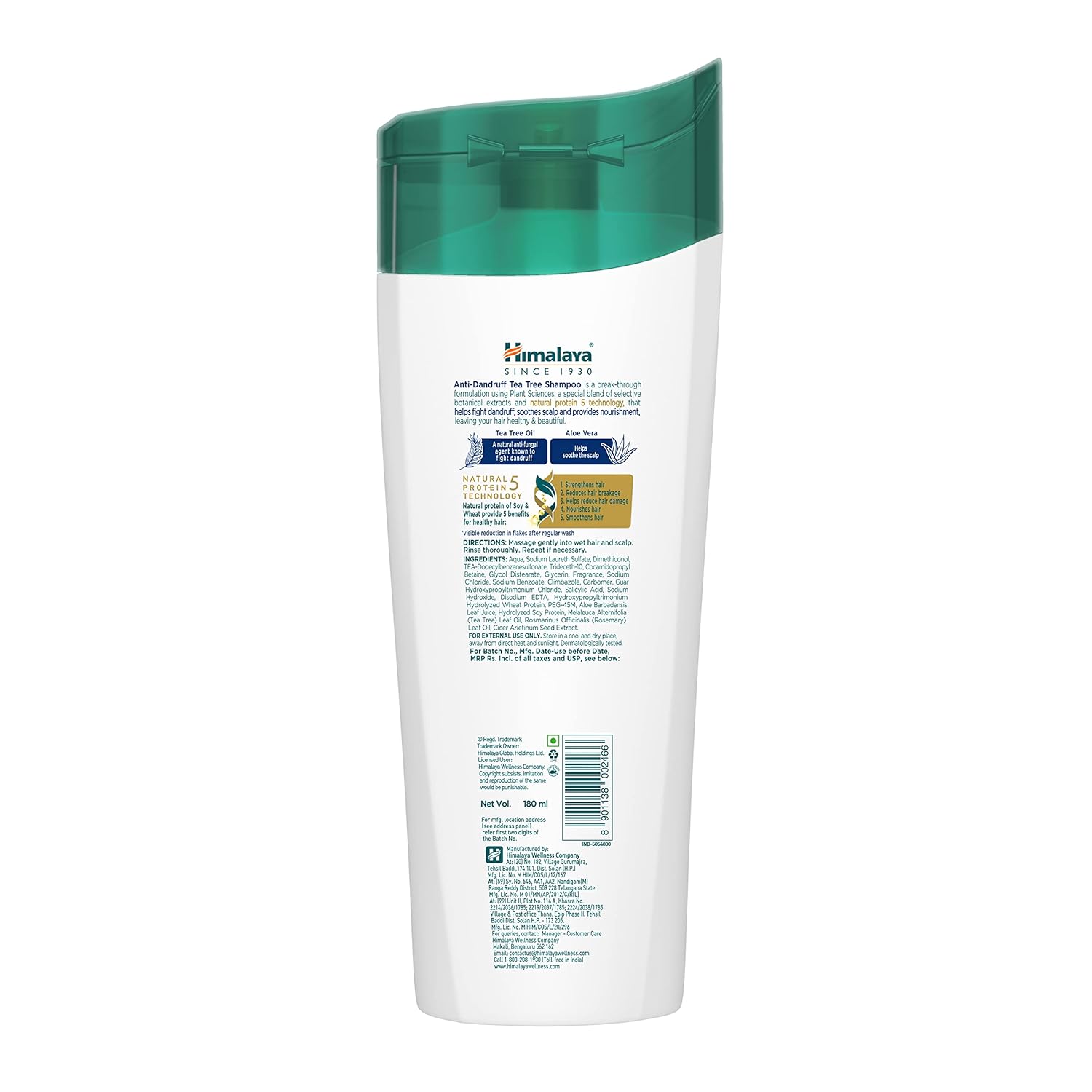 Himalaya Anti-Dandruff Tea Tree Shampoo 180ml - view 2
