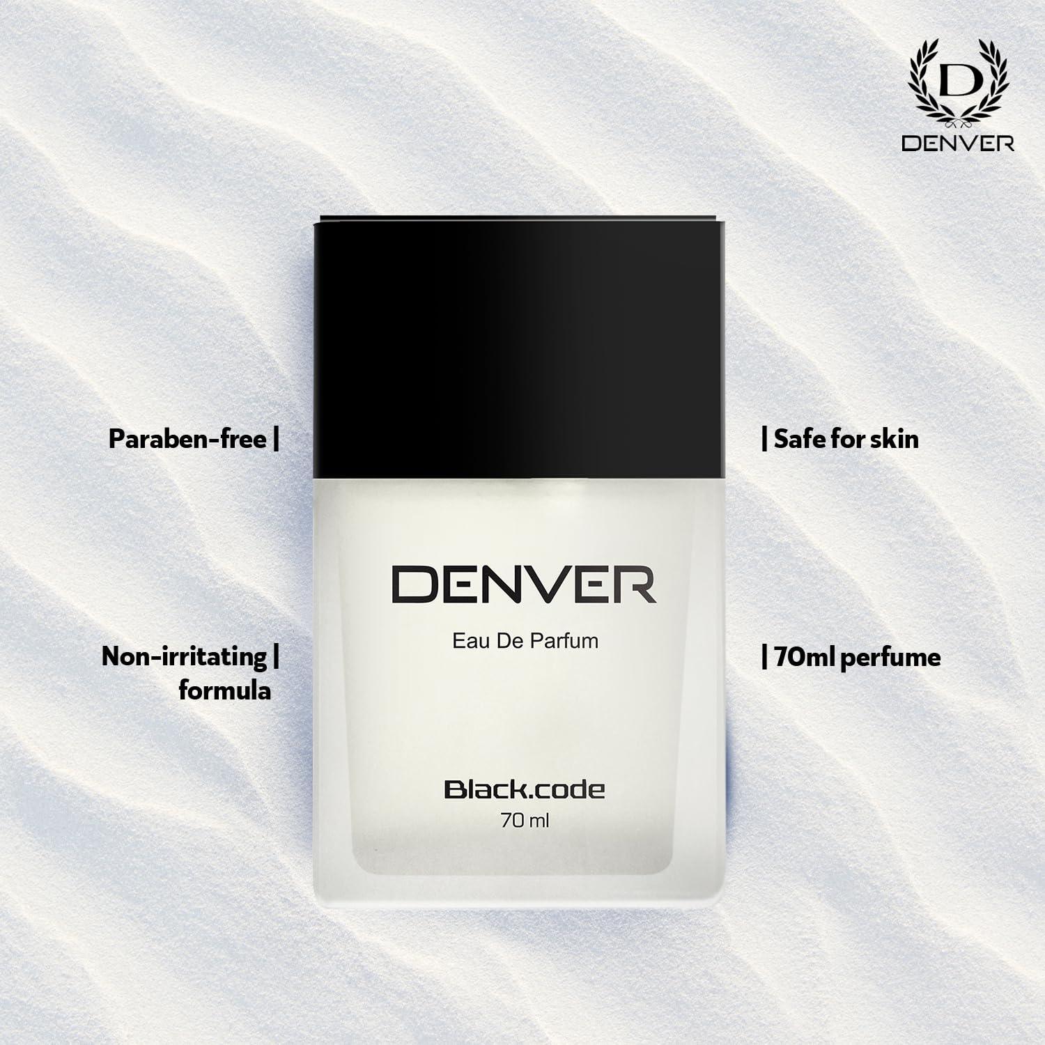 Denver Black Code Aerosol Fresh Perfume-60Ml Eau De Parfum-For Men - view 3