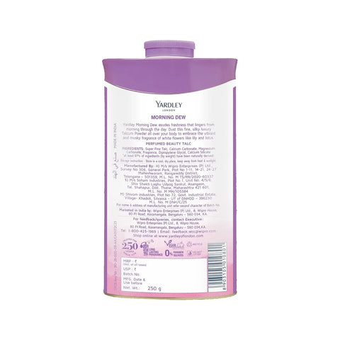 Yardley London Morning Dew Perfumed Talc for Women1 250g - view 4
