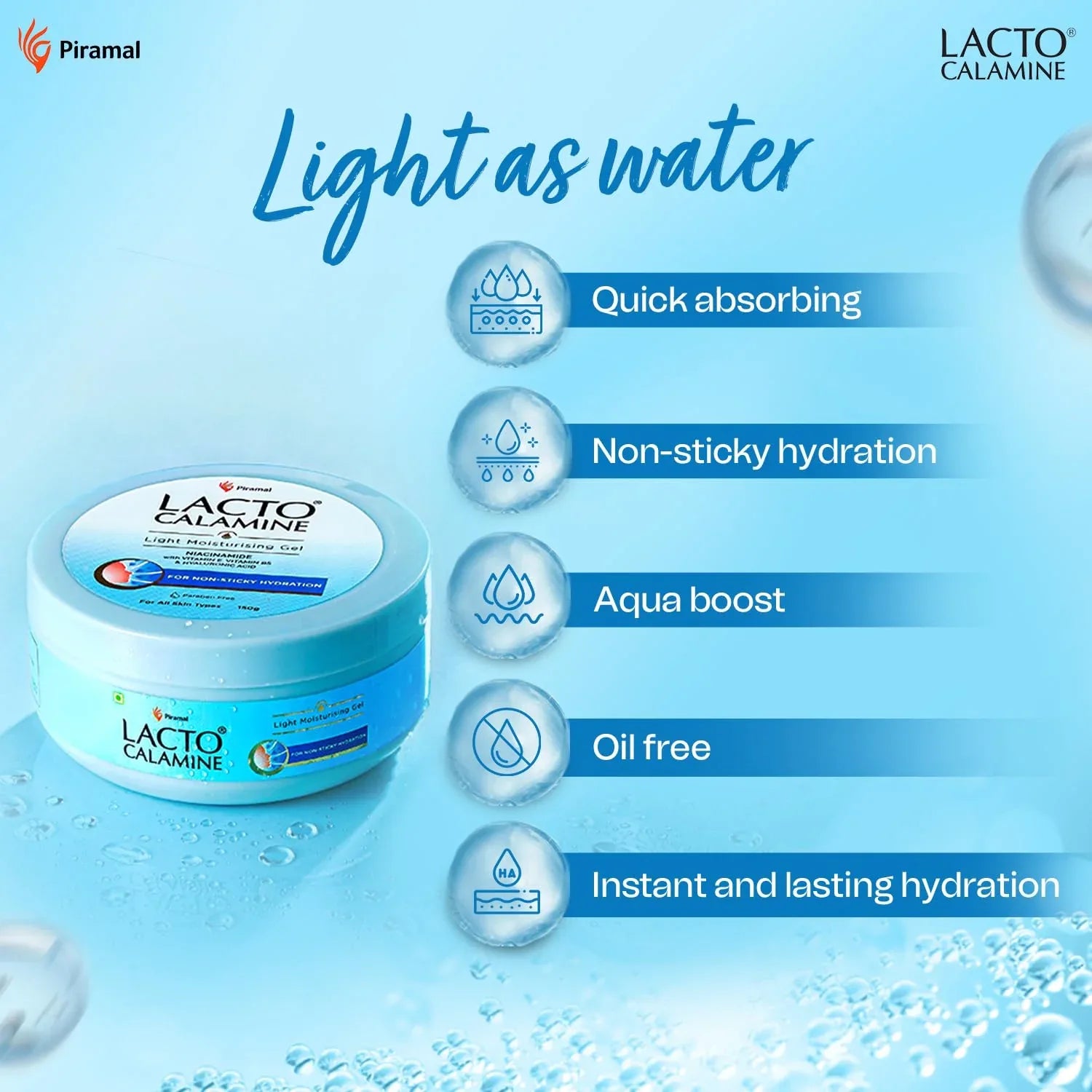 Lacto Calamine Super Light Moisturizer for Face | 150g - view 4