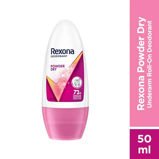 Rexona Powder Dry Underarm Roll On Deodorant For Women 50ml - view 2