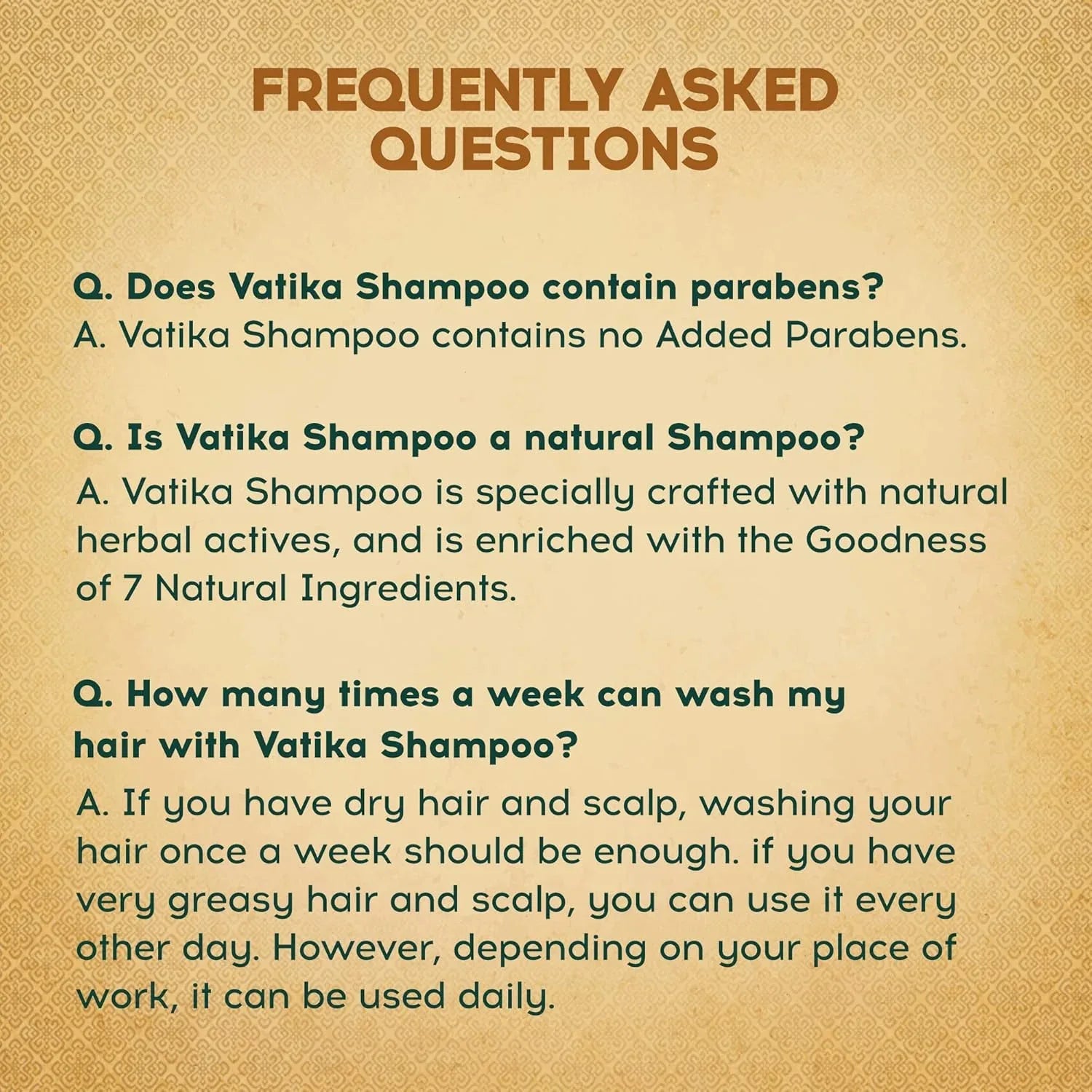 Dabur Vatika Ayurvedic Shampoo | Damage Therapy - view 4