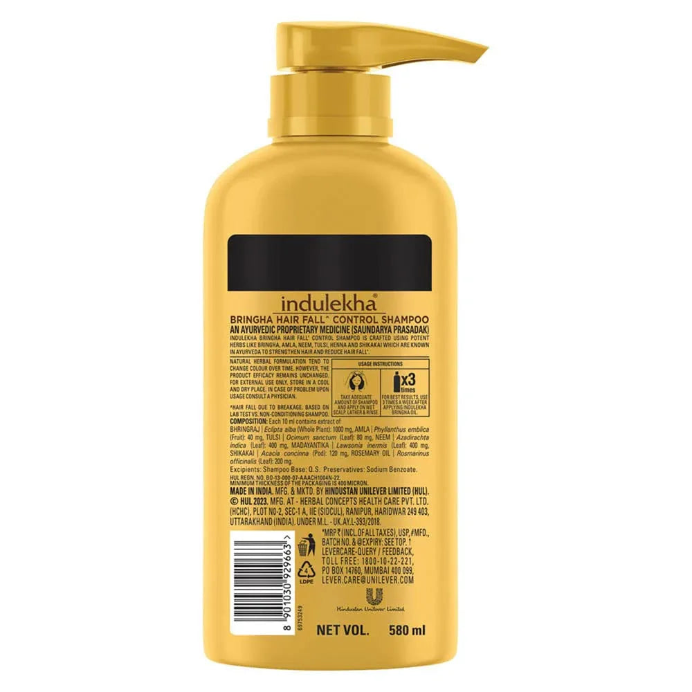 Indulekha Bringha, Shampoo for Hair Fall Control - 580ML view