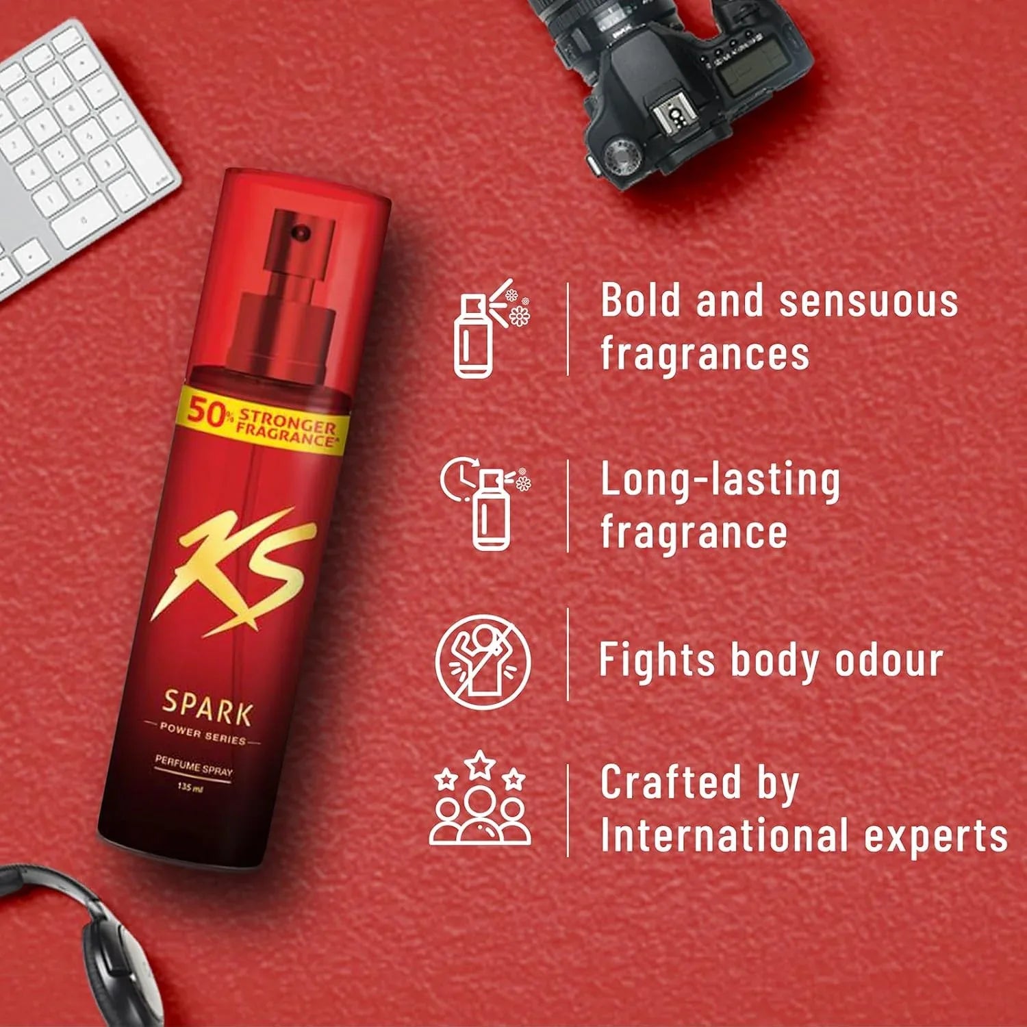 Kama Sutra Spark Power Series Fragrance Body Spray 135ml - view 4