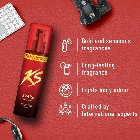 Kama Sutra Spark Power Series Fragrance Body Spray 135ml - view 4