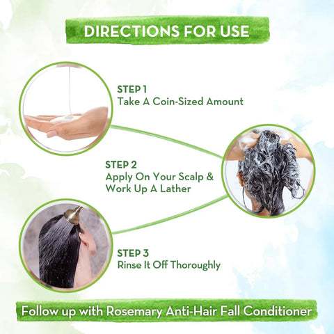 Mamaearth Rosemary Anti-Hair Fall Shampoo With Rosemary & Methi Dana 400Ml - view 5