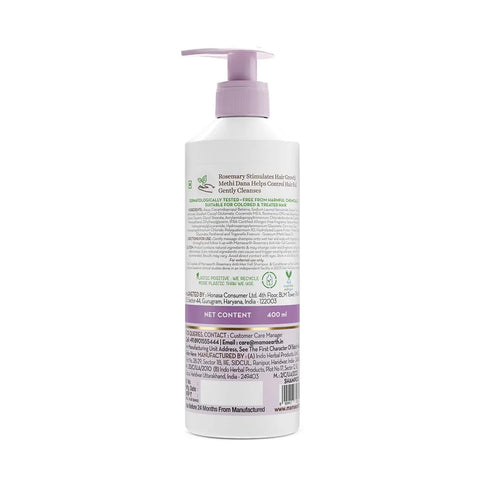 Mamaearth Rosemary Anti-Hair Fall Shampoo With Rosemary & Methi Dana 400Ml - view 2
