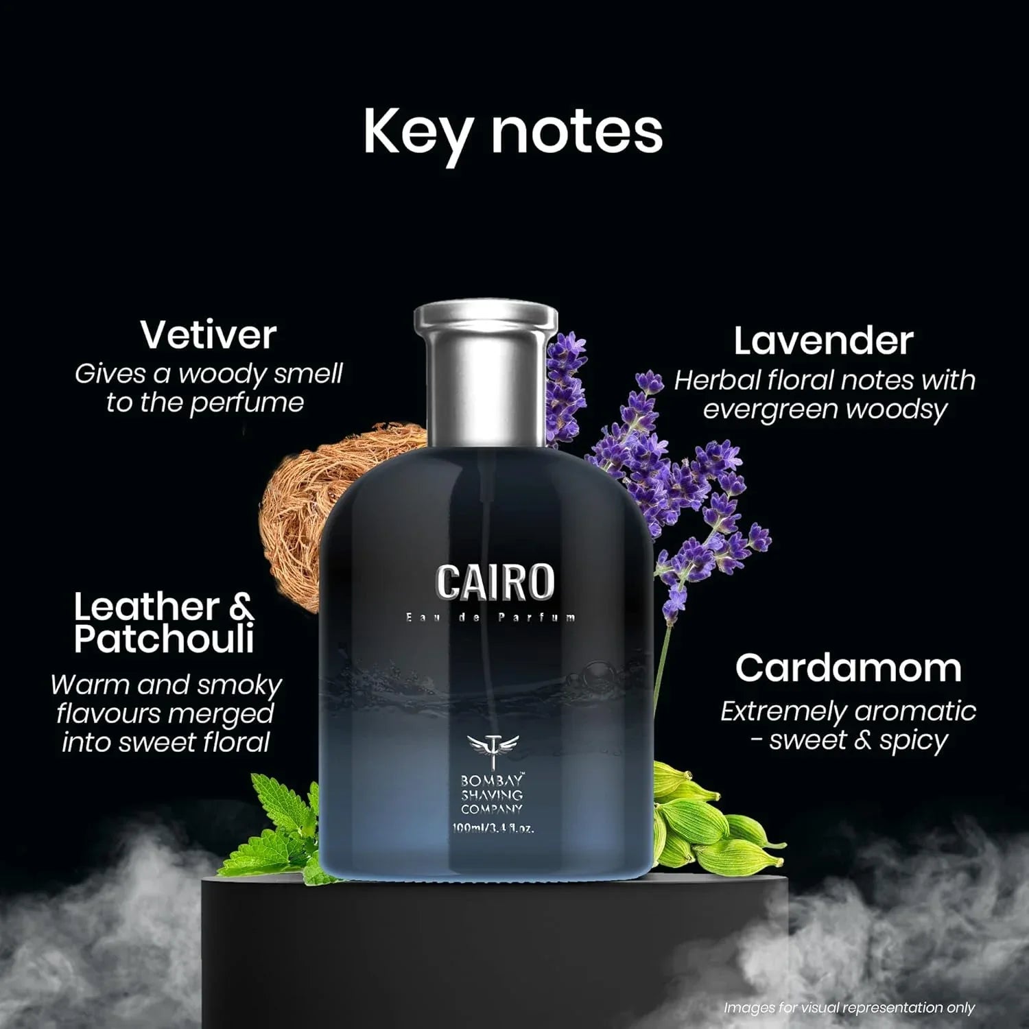 Bombay Shaving Company Cairo Edp Perfume For Men Long Lasting 100ML - view 5