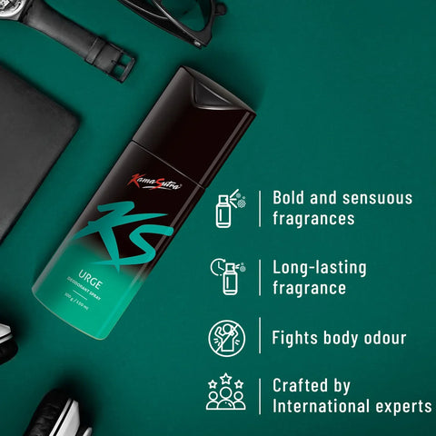 Kamasutra Urge Deodorant Spray for Men 150 ml - view 3