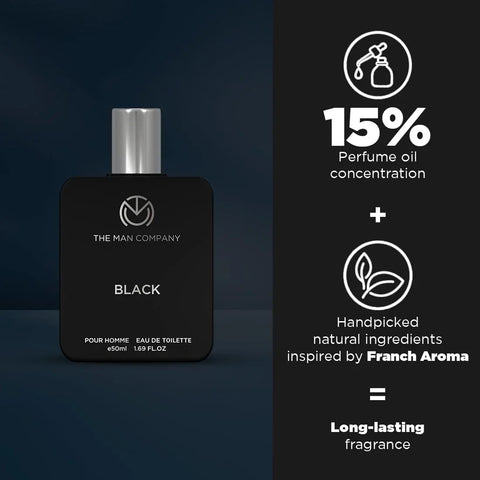 The Man Company Black Edt Perfume For Men - 50Ml - view 3