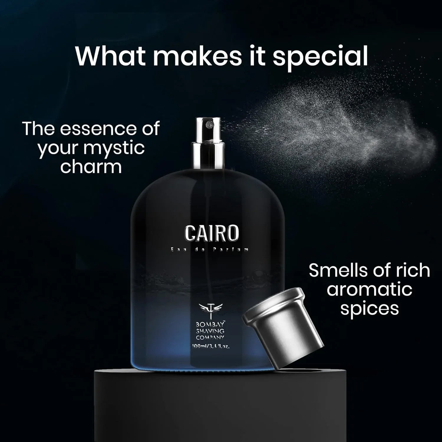 Bombay Shaving Company Cairo Edp Perfume For Men Long Lasting 100ML - view 4