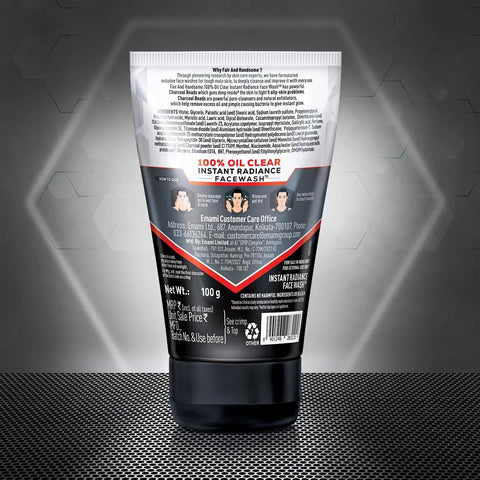 Fair And Handsome 100% Oil Clear Instant Radiance Face Wash 100g - view 5