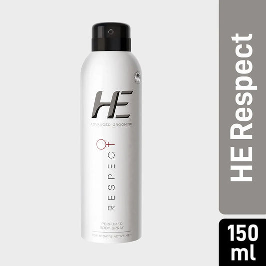 He Advanced Grooming Respect Perfumed Body Spray For Men, 150ml (Fresh) - main view