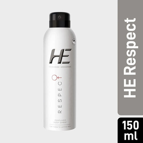 He Advanced Grooming Respect Perfumed Body Spray For Men, 150ml (Fresh) - main view