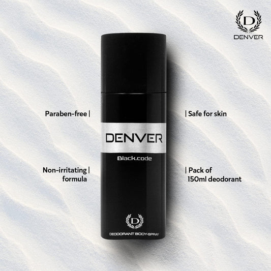 DENVER Black Code Deodorant - 150ML - view 2