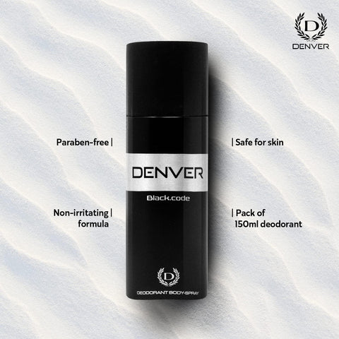 DENVER Black Code Deodorant - 150ML - view 2