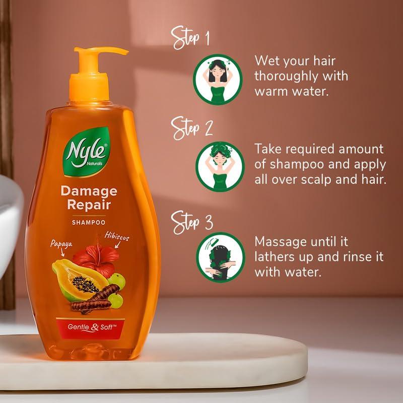 Nyle Naturals Damage Repair Shampoo 800 ml - view 3