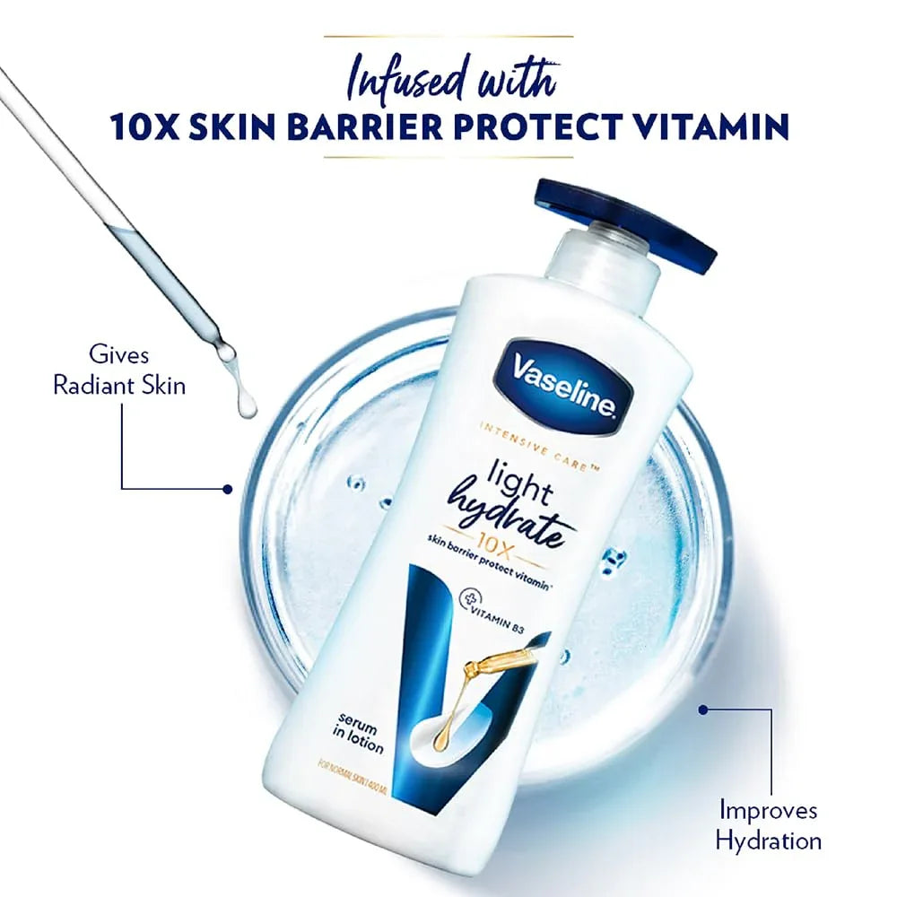 Vaseline Light Hydrate Intensive Care Serum In Lotion 400 ml - view 4